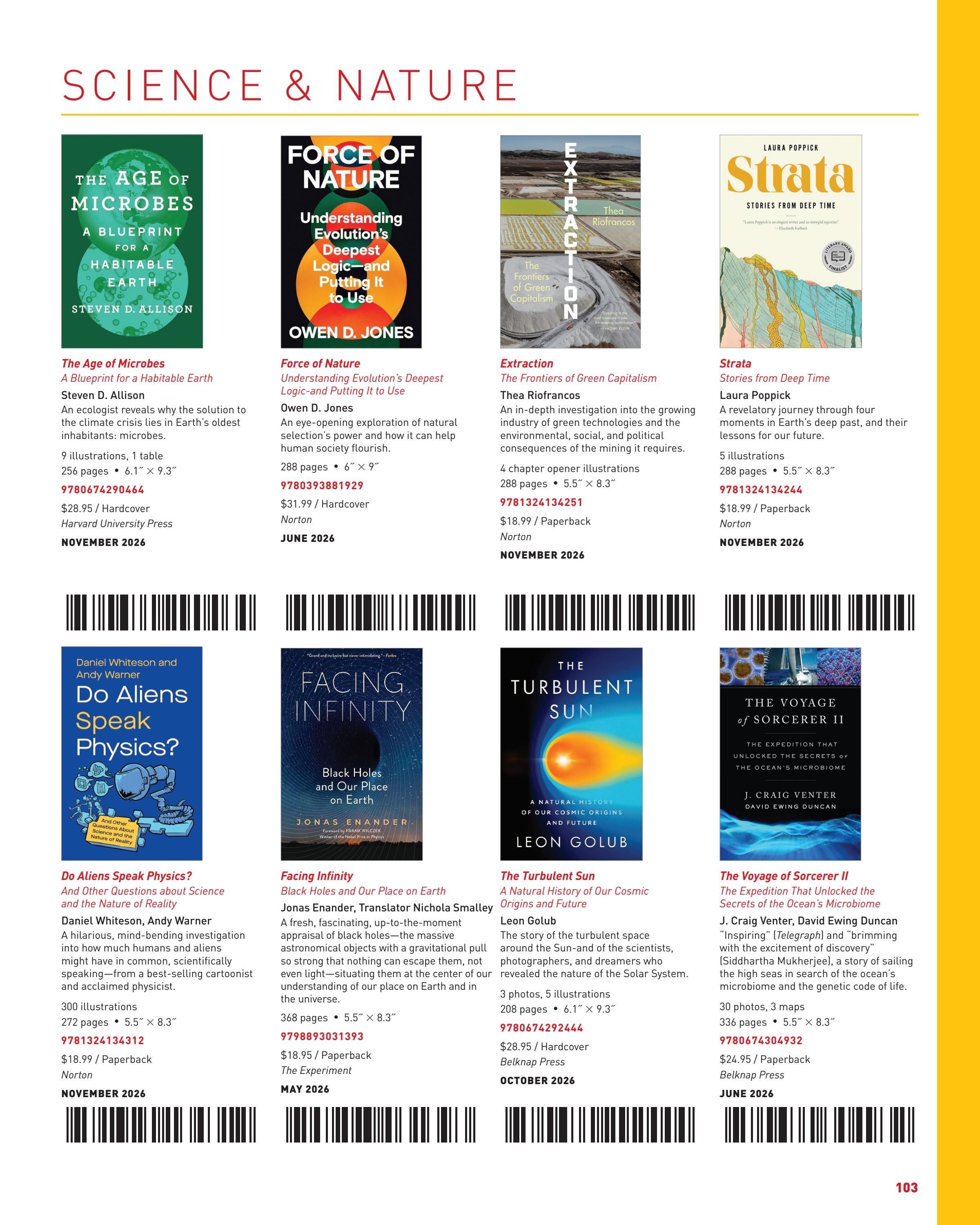 W. W. Norton Fall Gift Book Catalog Weekly Ad January 1 - December 31, 2026
