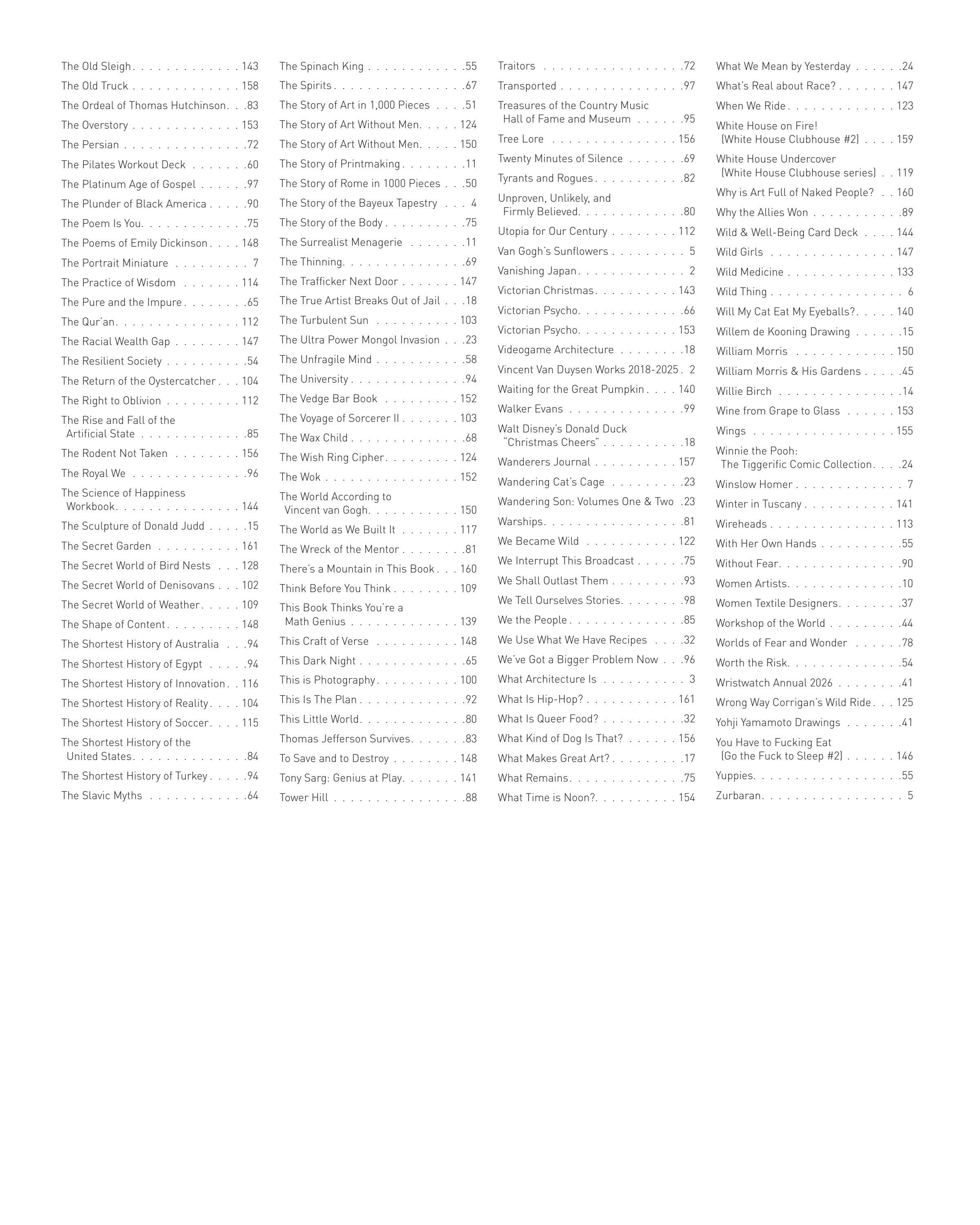W. W. Norton Fall Gift Book Catalog Weekly Ad January 1 - December 31, 2026