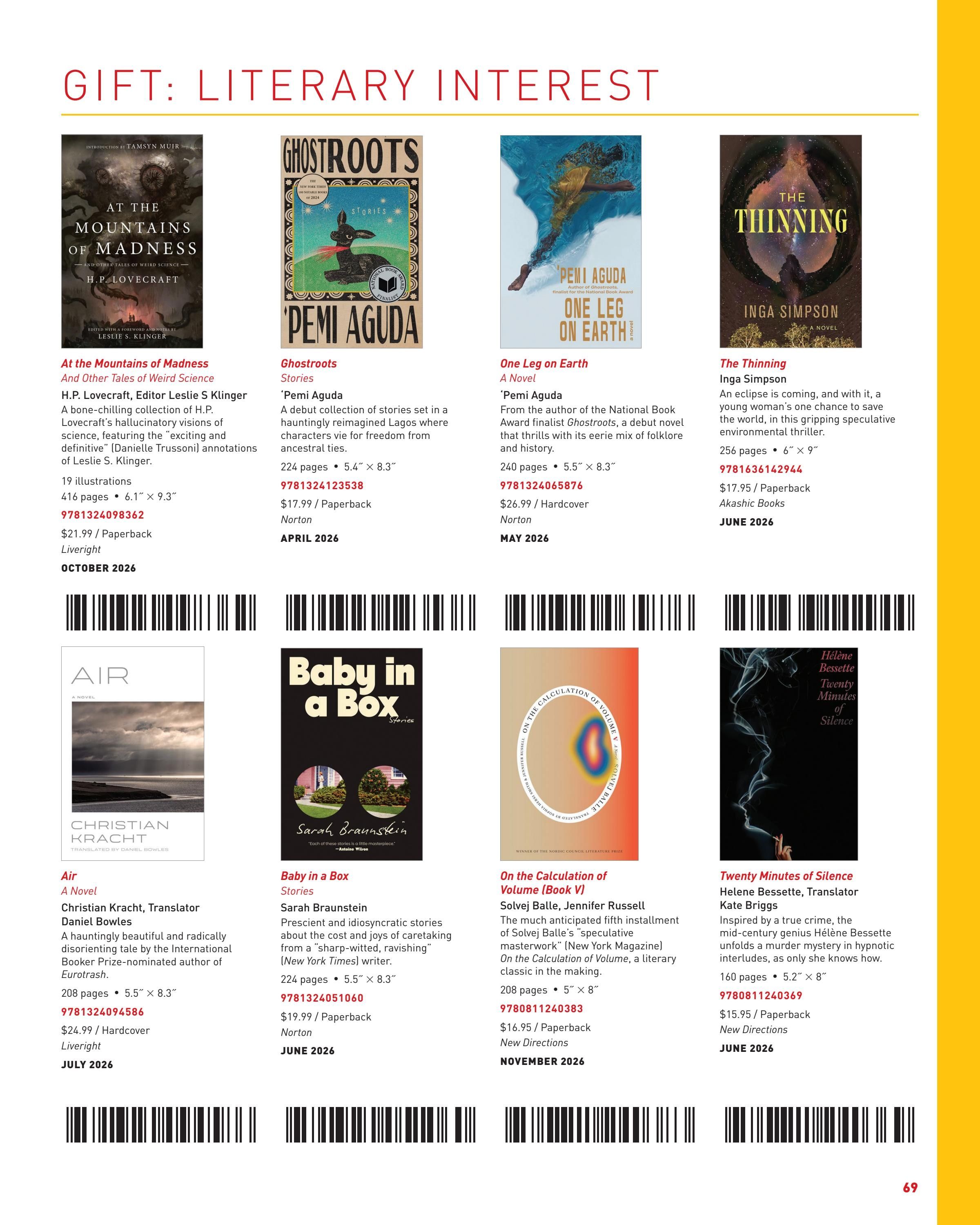 W. W. Norton Fall Gift Book Catalog Weekly Ad January 1 - December 31, 2026