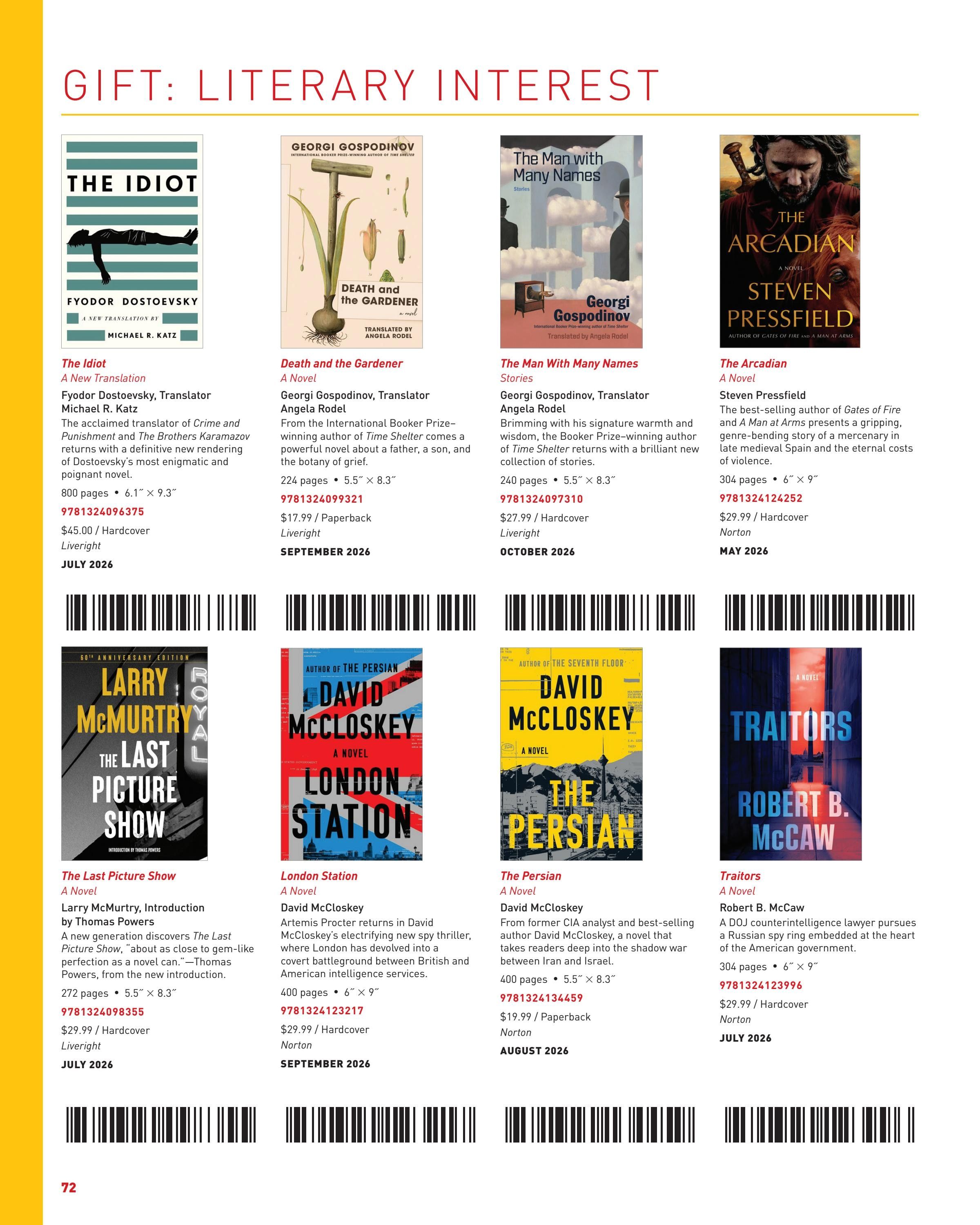 W. W. Norton Fall Gift Book Catalog Weekly Ad January 1 - December 31, 2026