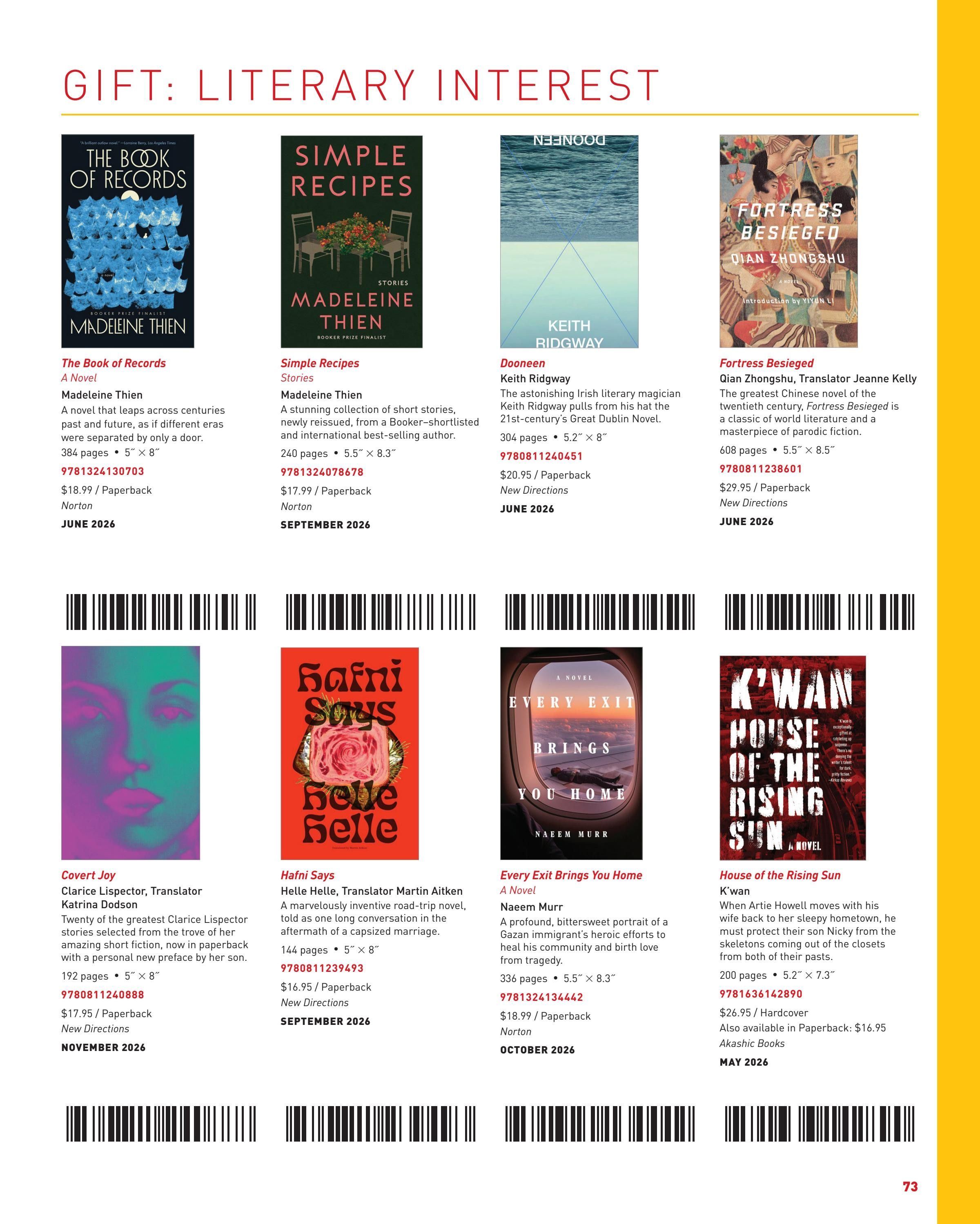 W. W. Norton Fall Gift Book Catalog Weekly Ad January 1 - December 31, 2026