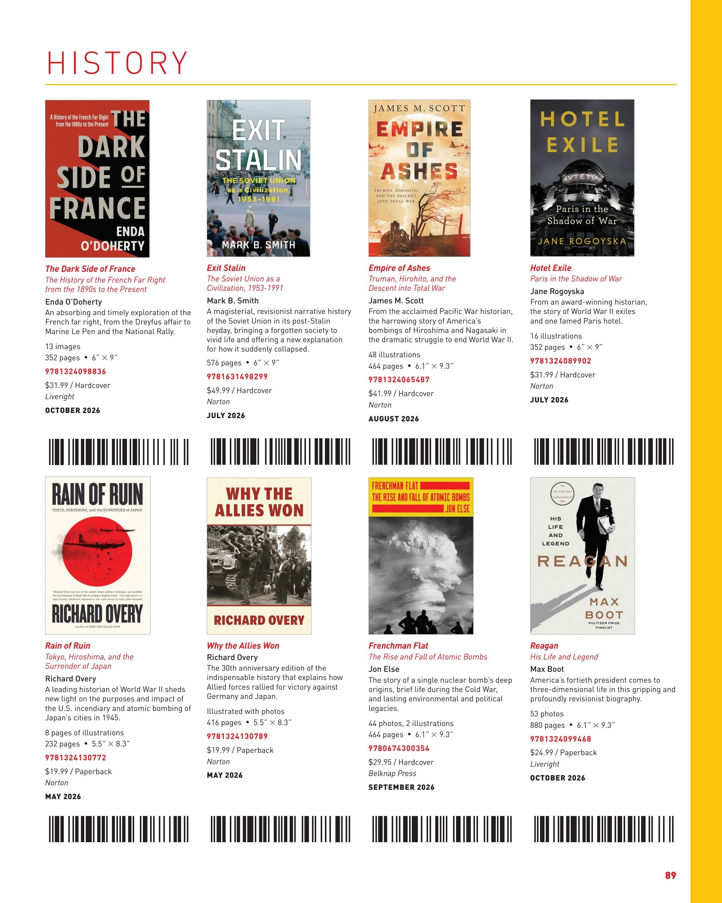 W. W. Norton Fall Gift Book Catalog Weekly Ad January 1 - December 31, 2026