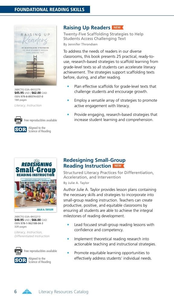 Solution Tree Literacy Resources Catalog Weekly Ad January 1 - December 31, 2026