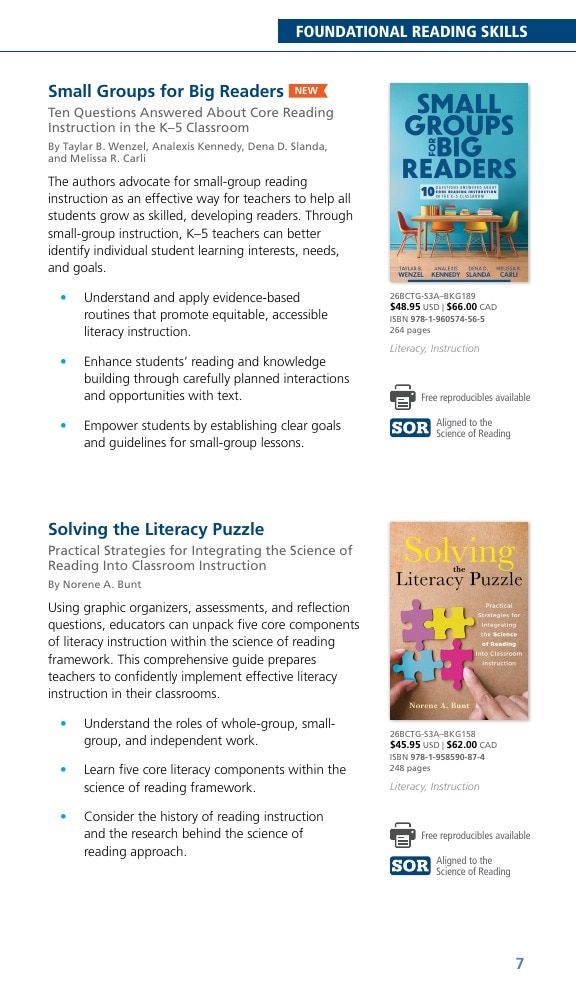 Solution Tree Literacy Resources Catalog Weekly Ad January 1 - December 31, 2026