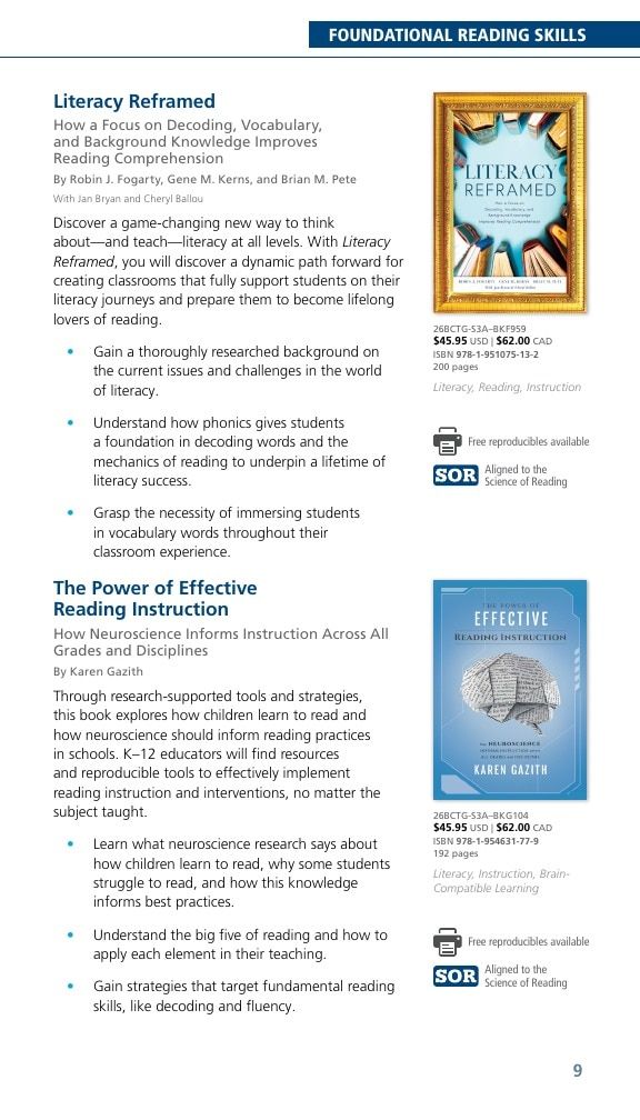 Solution Tree Literacy Resources Catalog Weekly Ad January 1 - December 31, 2026