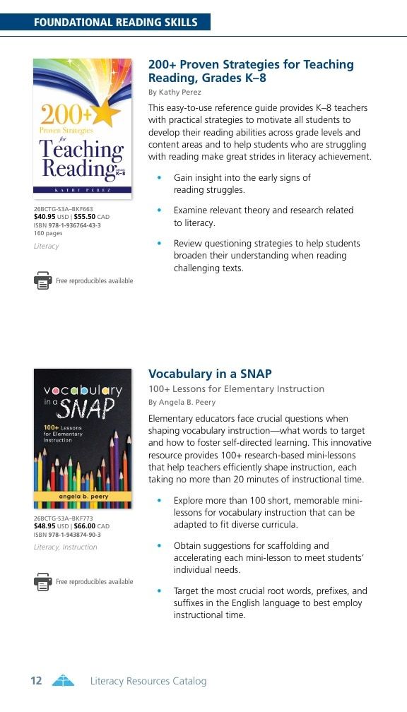 Solution Tree Literacy Resources Catalog Weekly Ad January 1 - December 31, 2026