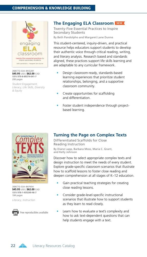 Solution Tree Literacy Resources Catalog Weekly Ad January 1 - December 31, 2026