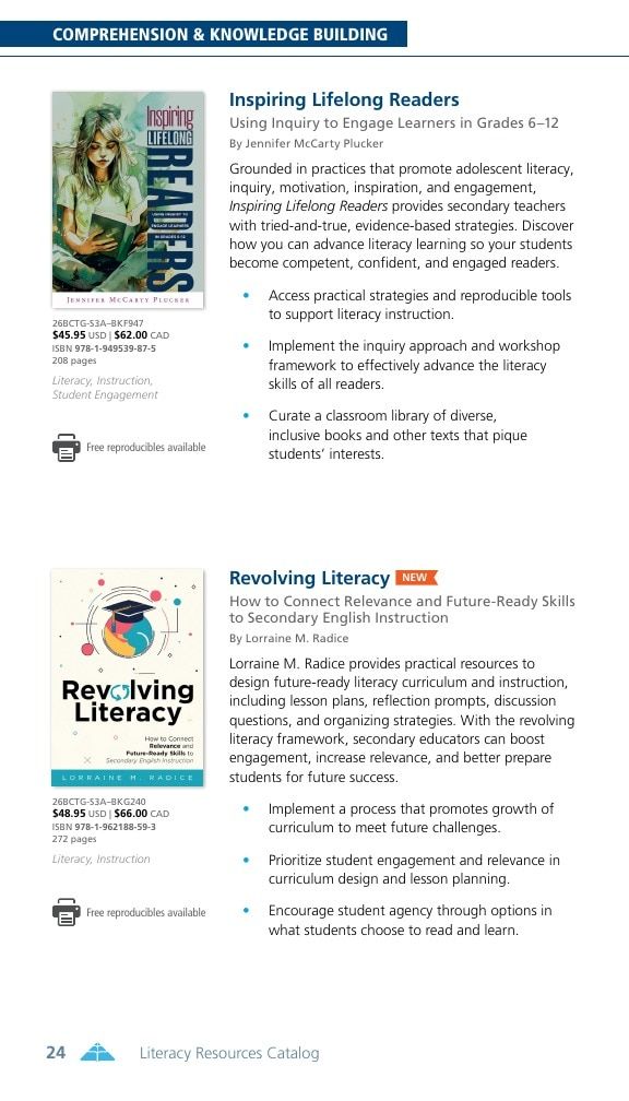 Solution Tree Literacy Resources Catalog Weekly Ad January 1 - December 31, 2026