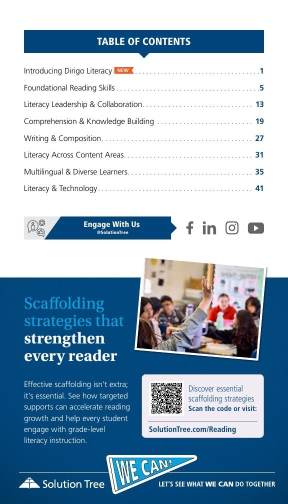 Solution Tree Literacy Resources Catalog Weekly Ad January 1 - December 31, 2026