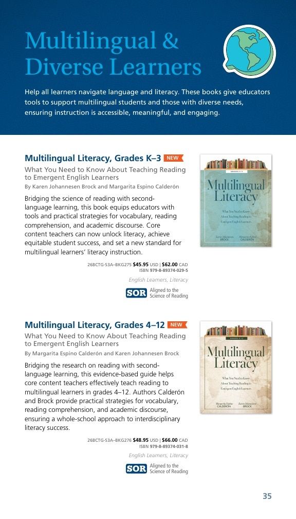 Solution Tree Literacy Resources Catalog Weekly Ad January 1 - December 31, 2026