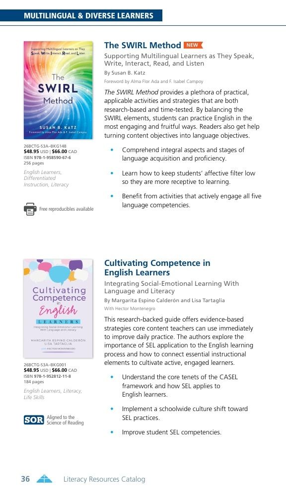 Solution Tree Literacy Resources Catalog Weekly Ad January 1 - December 31, 2026