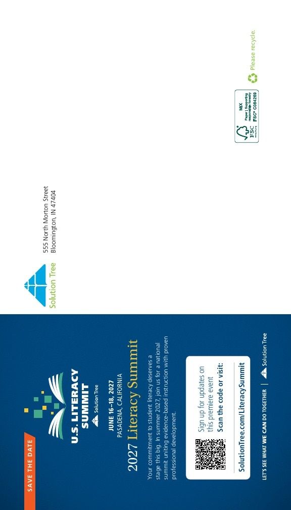 Solution Tree Literacy Resources Catalog Weekly Ad January 1 - December 31, 2026