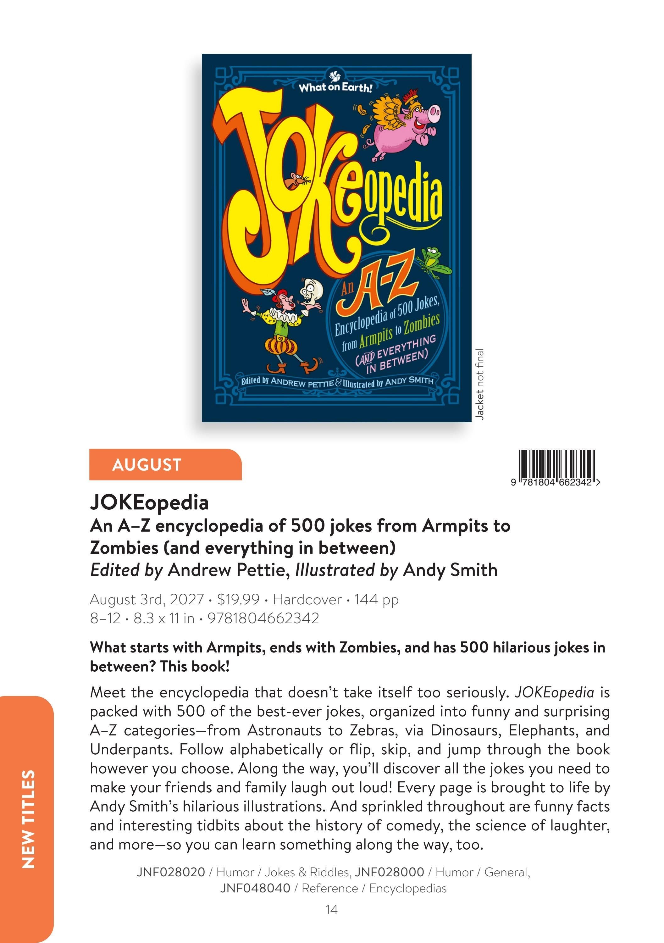 What on Earth Books Books Catalog Weekly Ad August 1, 2026 - December 31, 2027
