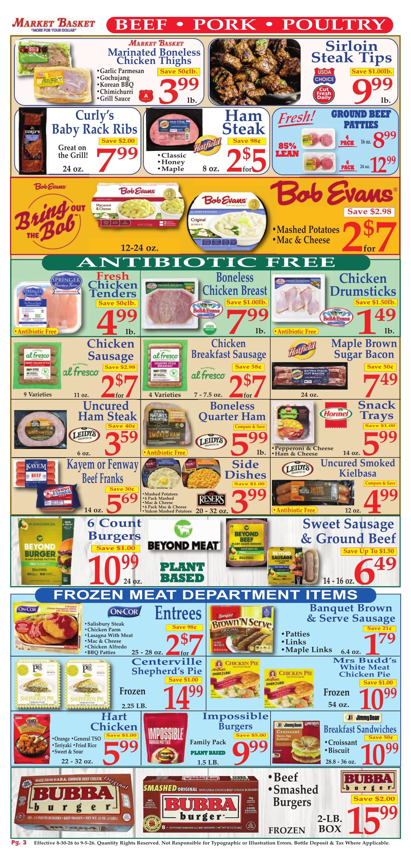 Market Basket (Iowa and other locations, LA) Weekly Ad August 30 - September 5, 2026