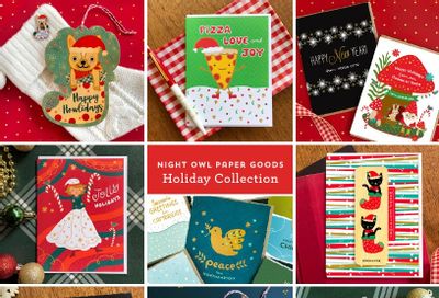 Night Owl Paper Goods Holiday Catalog Weekly Ad January 1 - December 31, 2026