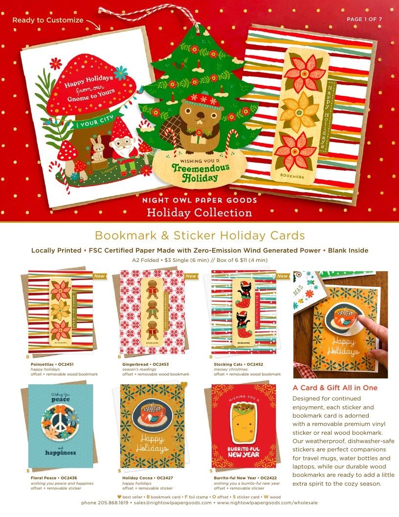 Night Owl Paper Goods Holiday Catalog Weekly Ad January 1 - December 31, 2026