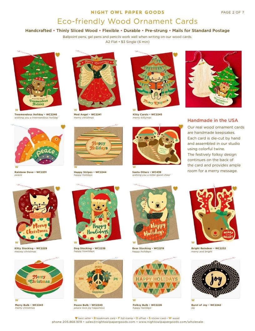 Night Owl Paper Goods Holiday Catalog Weekly Ad January 1 - December 31, 2026