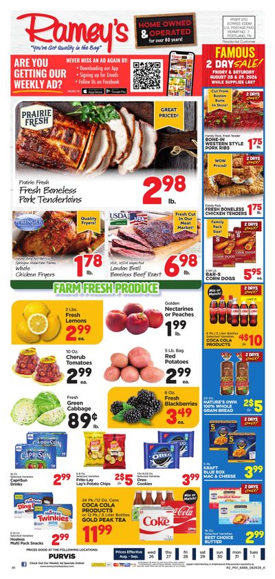 Ramey's (MS) Weekly Ad August 26 - September 1, 2026