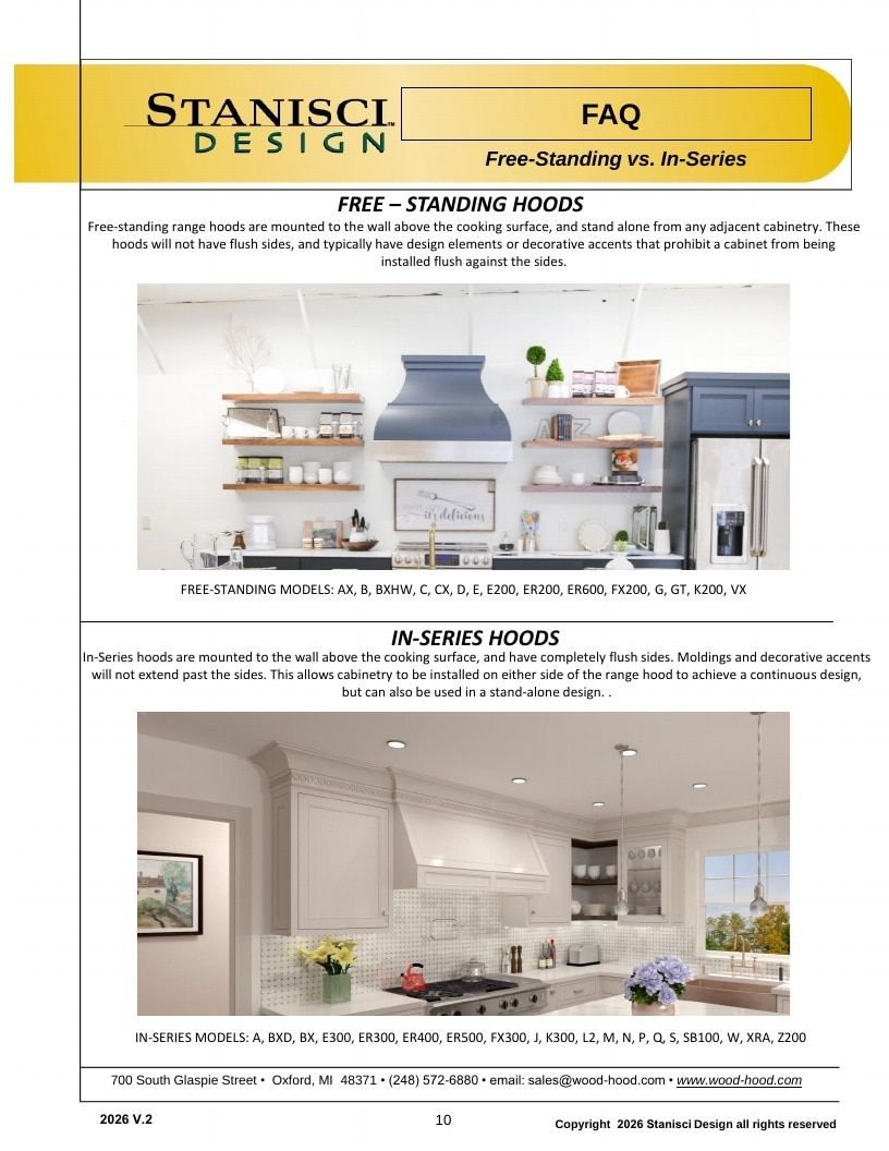 Stanisci Design Wood Hood Catalog Weekly Ad January 1 - December 31, 2026