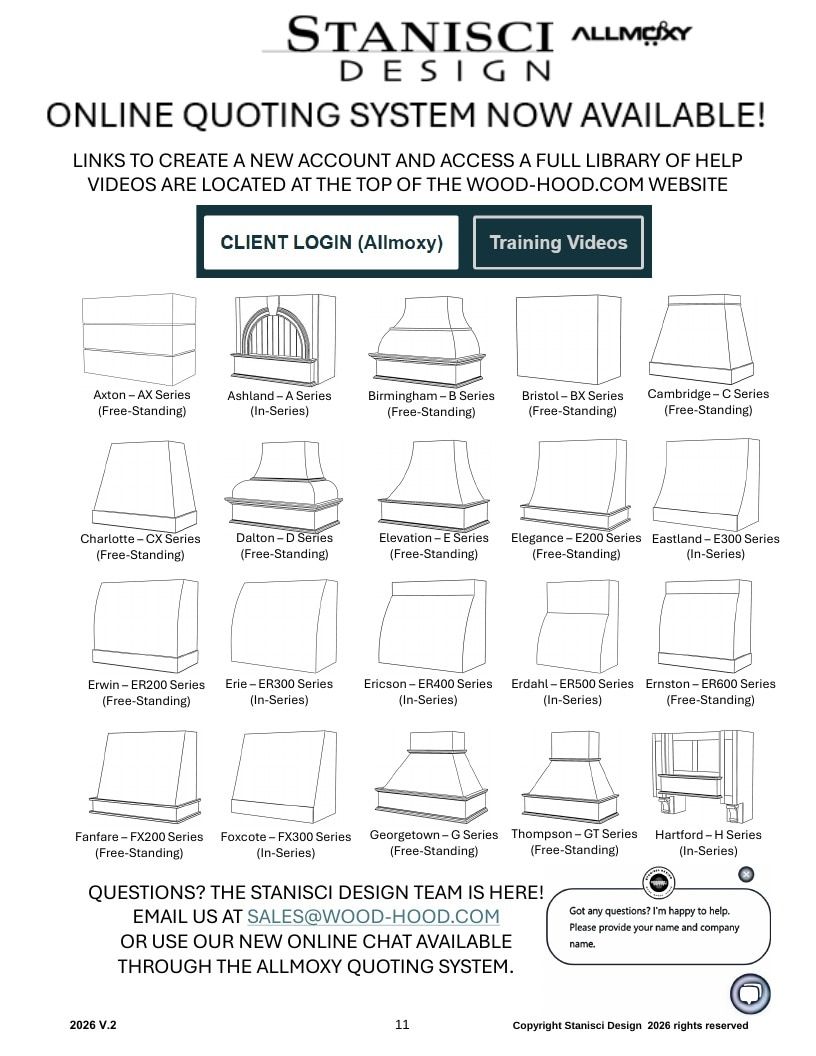 Stanisci Design Wood Hood Catalog Weekly Ad January 1 - December 31, 2026