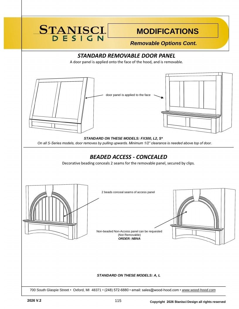 Stanisci Design Wood Hood Catalog Weekly Ad January 1 - December 31, 2026