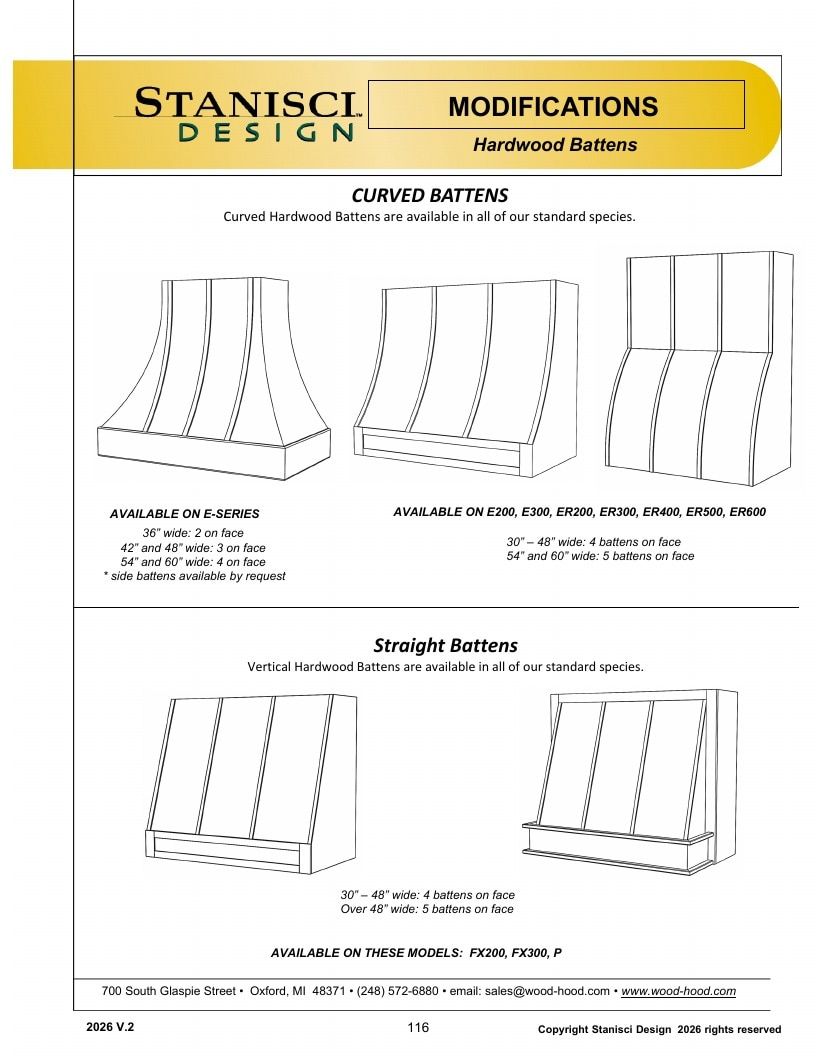Stanisci Design Wood Hood Catalog Weekly Ad January 1 - December 31, 2026