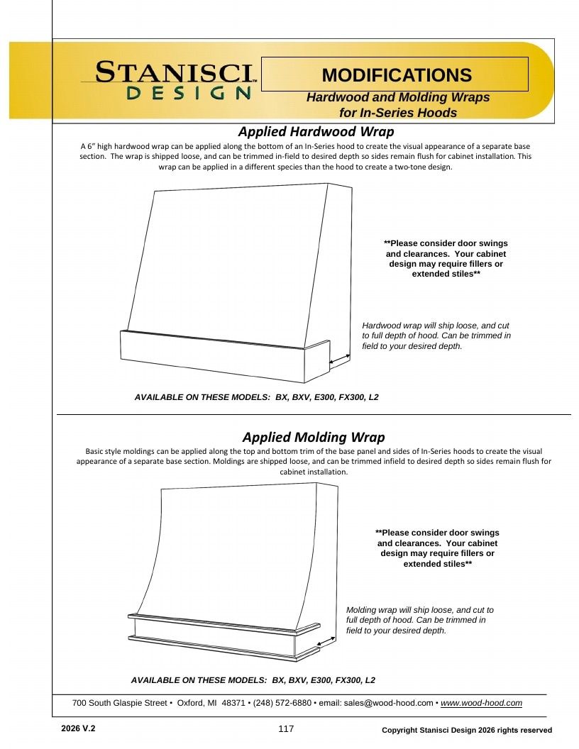 Stanisci Design Wood Hood Catalog Weekly Ad January 1 - December 31, 2026