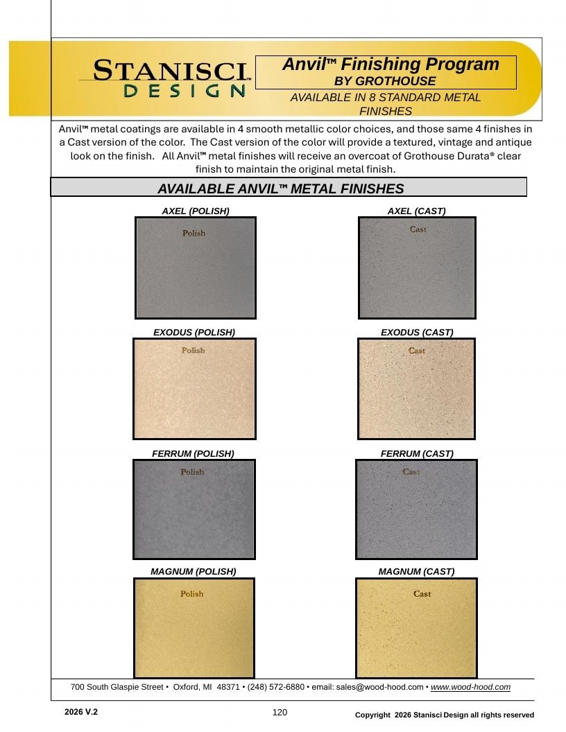 Stanisci Design Wood Hood Catalog Weekly Ad January 1 - December 31, 2026
