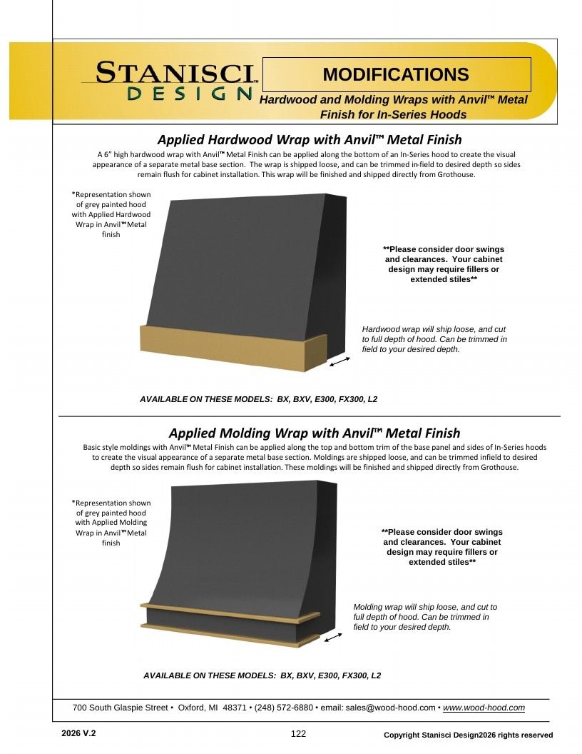 Stanisci Design Wood Hood Catalog Weekly Ad January 1 - December 31, 2026