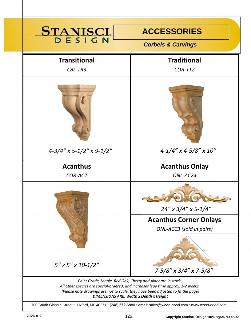 Stanisci Design Wood Hood Catalog Weekly Ad January 1 - December 31, 2026