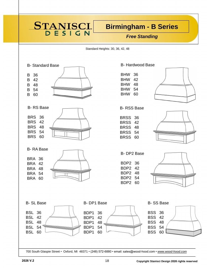 Stanisci Design Wood Hood Catalog Weekly Ad January 1 - December 31, 2026