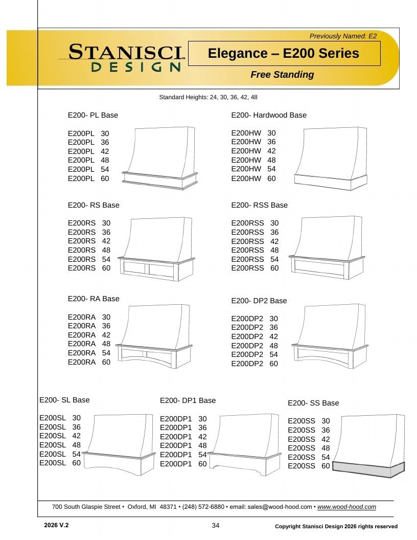 Stanisci Design Wood Hood Catalog Weekly Ad January 1 - December 31, 2026