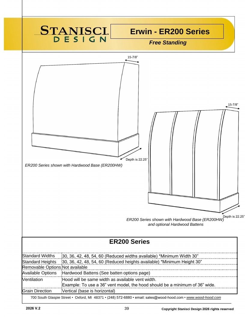 Stanisci Design Wood Hood Catalog Weekly Ad January 1 - December 31, 2026
