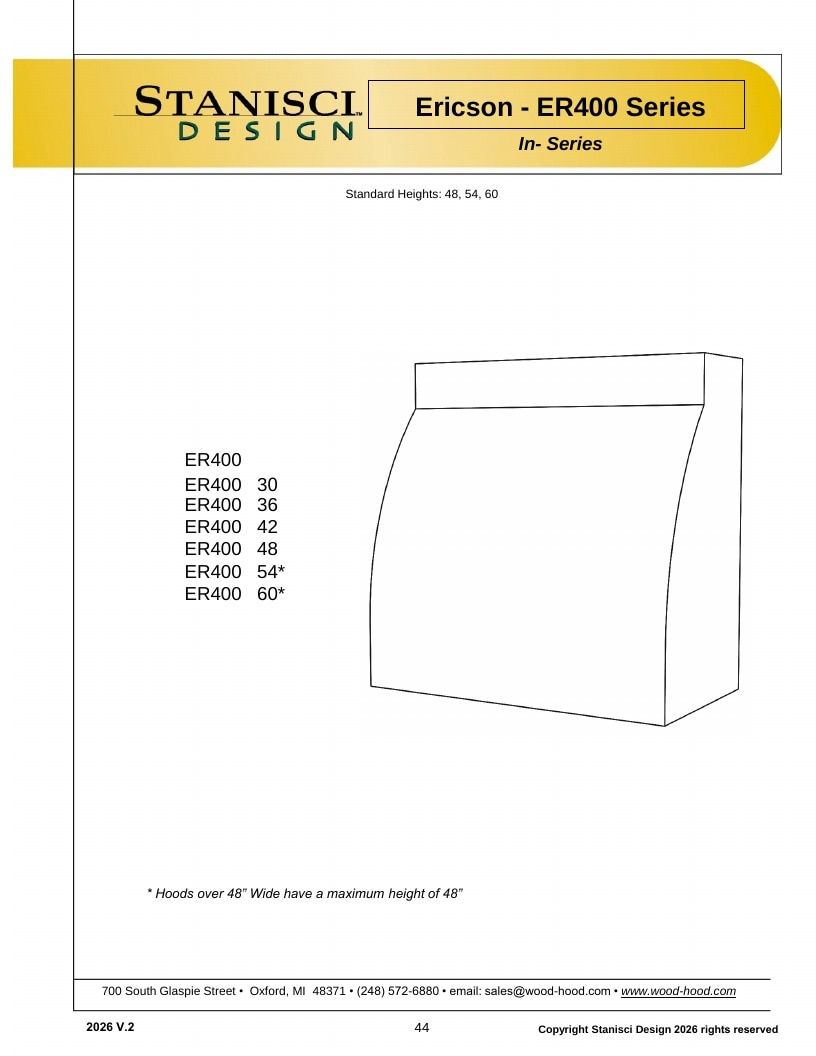 Stanisci Design Wood Hood Catalog Weekly Ad January 1 - December 31, 2026