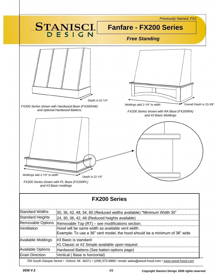 Stanisci Design Wood Hood Catalog Weekly Ad January 1 - December 31, 2026