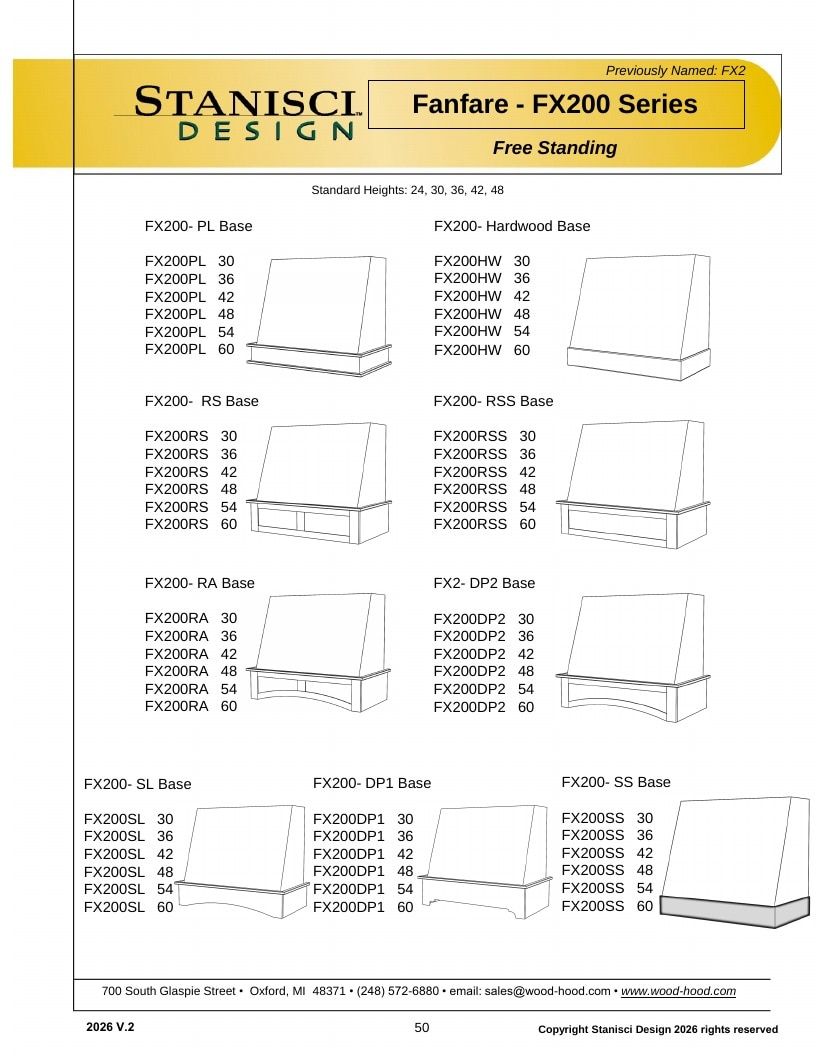 Stanisci Design Wood Hood Catalog Weekly Ad January 1 - December 31, 2026