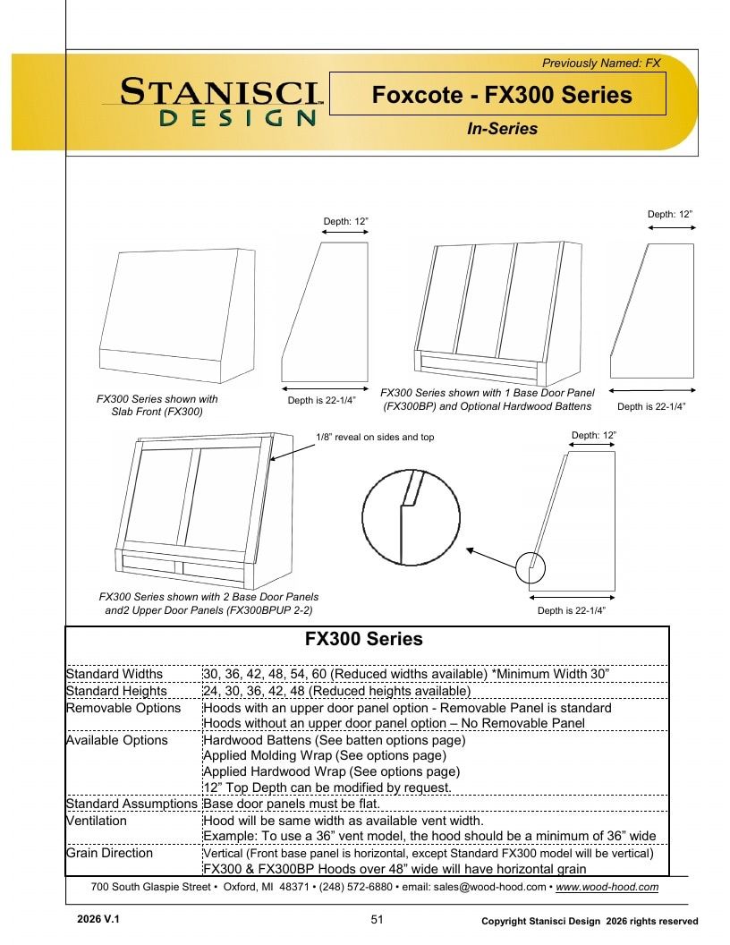 Stanisci Design Wood Hood Catalog Weekly Ad January 1 - December 31, 2026