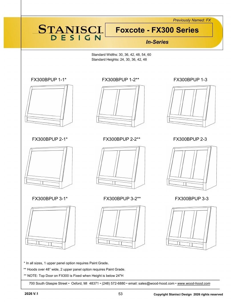 Stanisci Design Wood Hood Catalog Weekly Ad January 1 - December 31, 2026