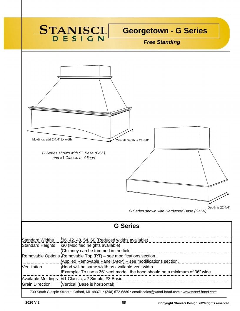 Stanisci Design Wood Hood Catalog Weekly Ad January 1 - December 31, 2026