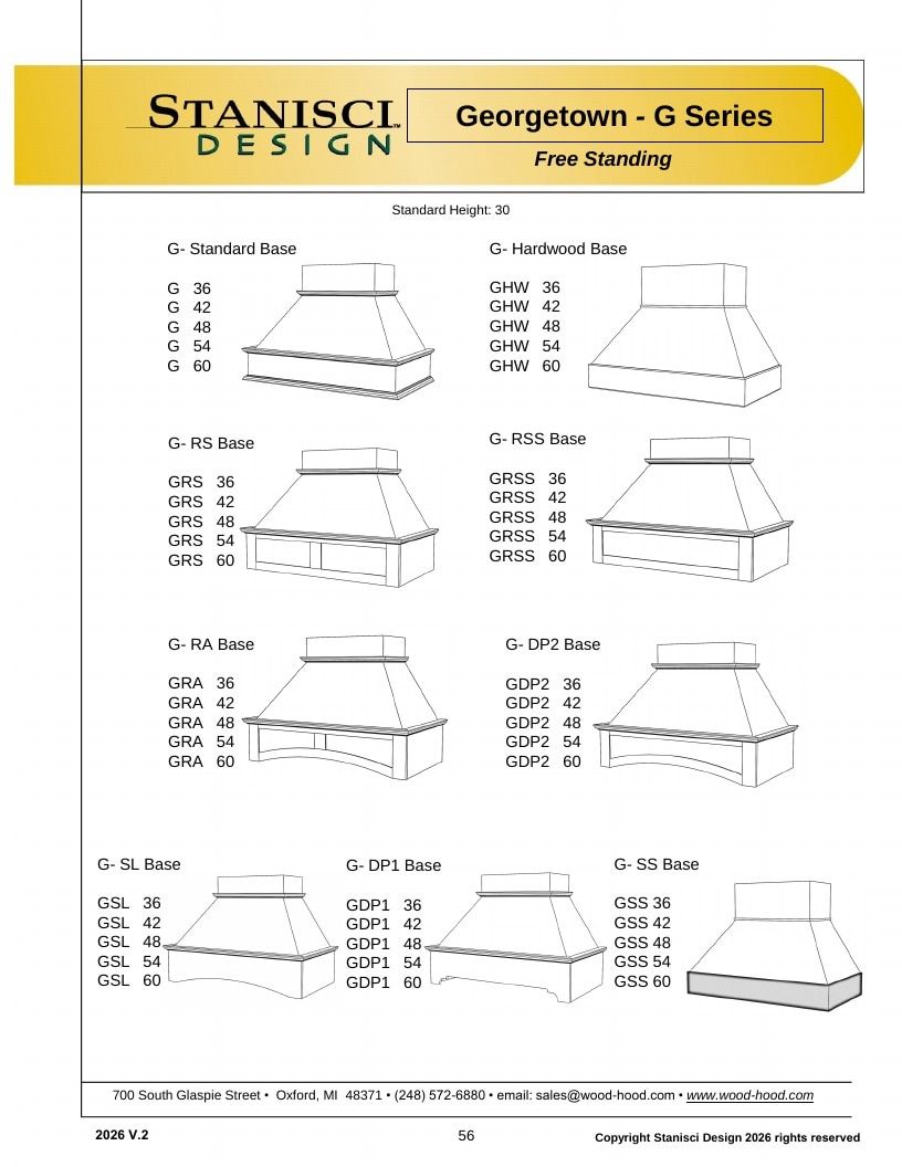 Stanisci Design Wood Hood Catalog Weekly Ad January 1 - December 31, 2026