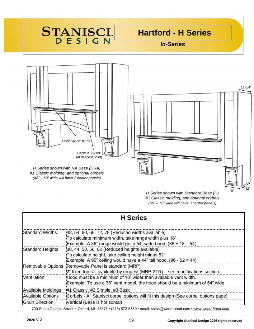 Stanisci Design Wood Hood Catalog Weekly Ad January 1 - December 31, 2026