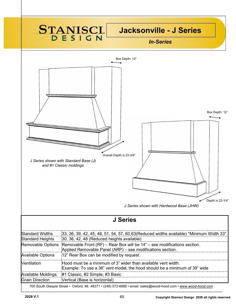 Stanisci Design Wood Hood Catalog Weekly Ad January 1 - December 31, 2026