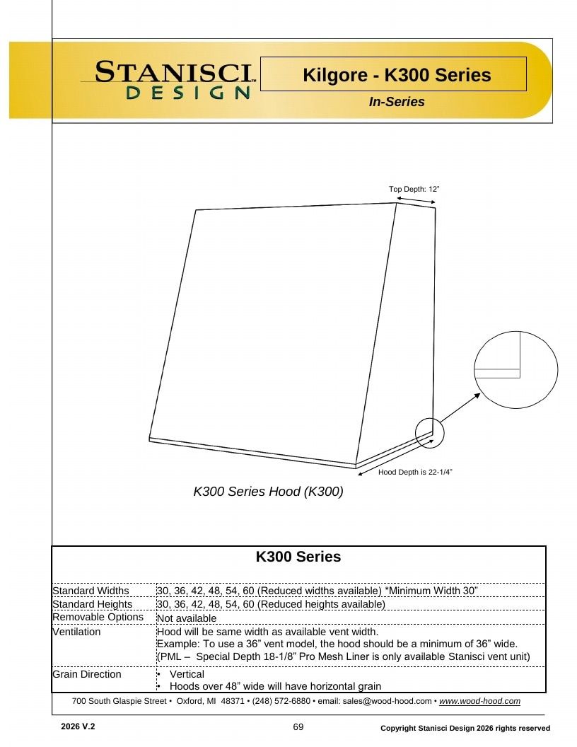 Stanisci Design Wood Hood Catalog Weekly Ad January 1 - December 31, 2026