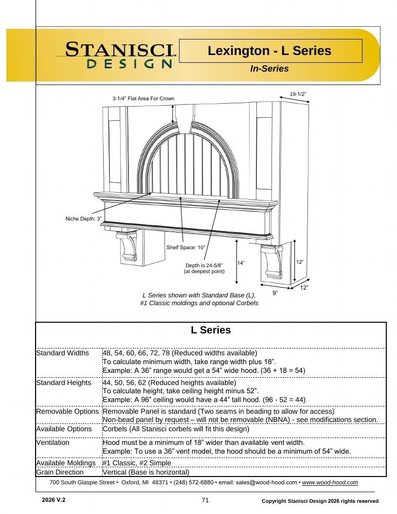 Stanisci Design Wood Hood Catalog Weekly Ad January 1 - December 31, 2026