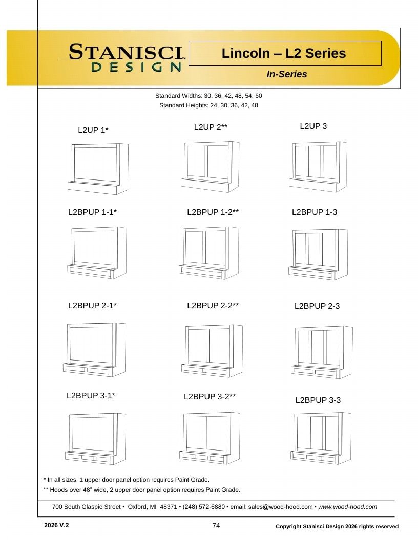 Stanisci Design Wood Hood Catalog Weekly Ad January 1 - December 31, 2026