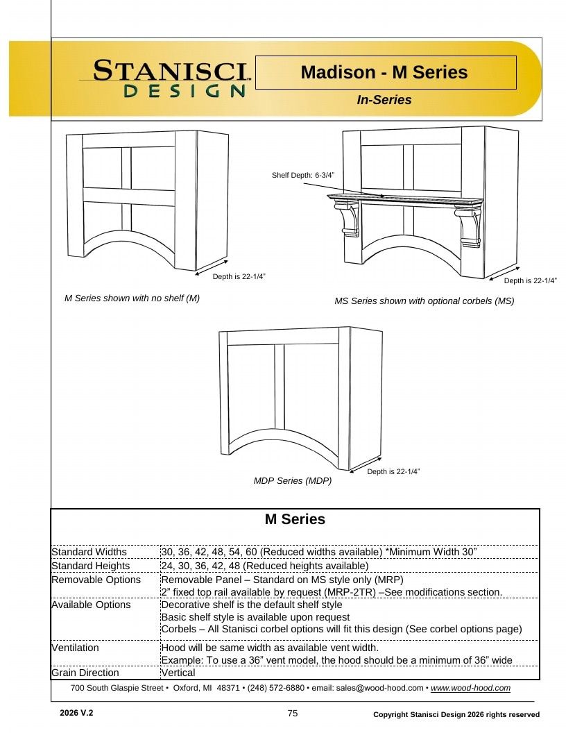 Stanisci Design Wood Hood Catalog Weekly Ad January 1 - December 31, 2026