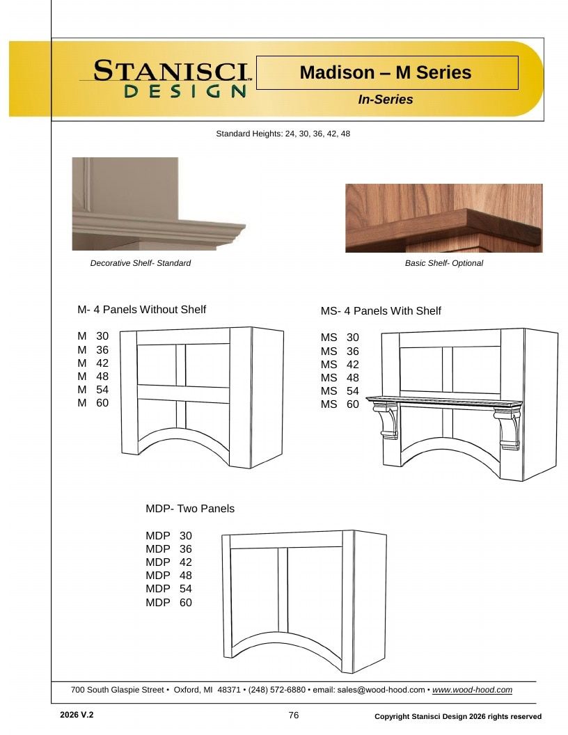 Stanisci Design Wood Hood Catalog Weekly Ad January 1 - December 31, 2026