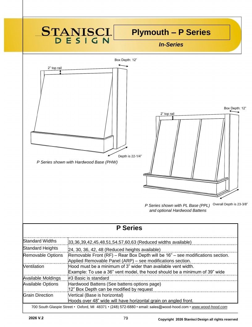 Stanisci Design Wood Hood Catalog Weekly Ad January 1 - December 31, 2026