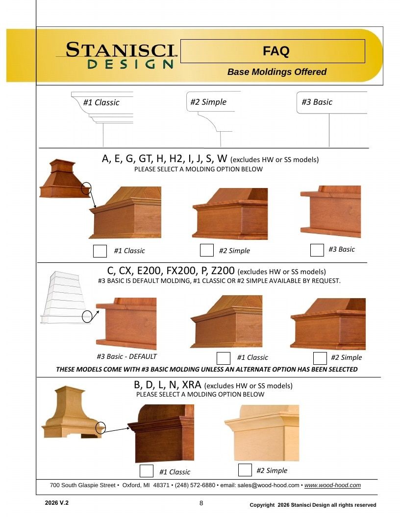 Stanisci Design Wood Hood Catalog Weekly Ad January 1 - December 31, 2026