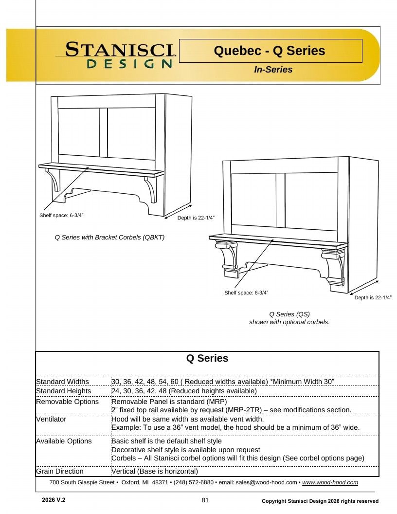 Stanisci Design Wood Hood Catalog Weekly Ad January 1 - December 31, 2026